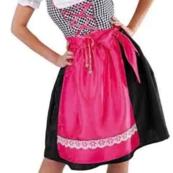 Overig Dames Dirndl Pink/Zwart Luxe