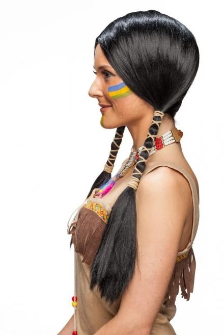 Overig Dames Indianenpruik Traditioneel - Afbeelding 2