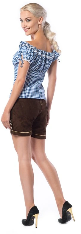 Overig Dames Lederhose Kort Bruin (runderleer) - Afbeelding 2