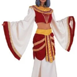 Overig Dameskostuum Cleopatra Luxe Rood-Wit