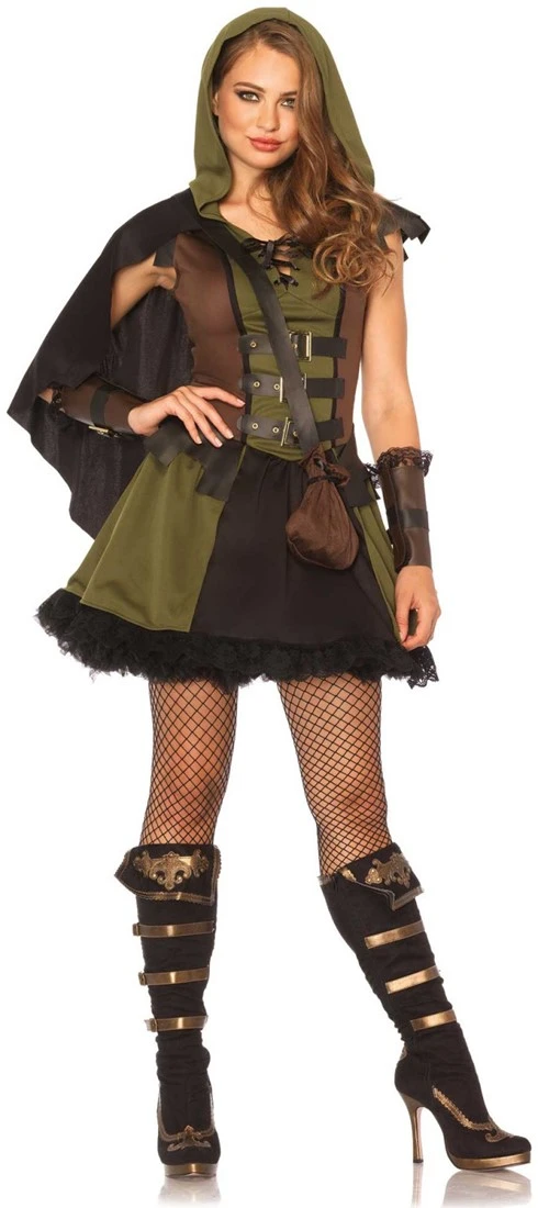 LEG AVENUE Dameskostuum Darling Robin Hood