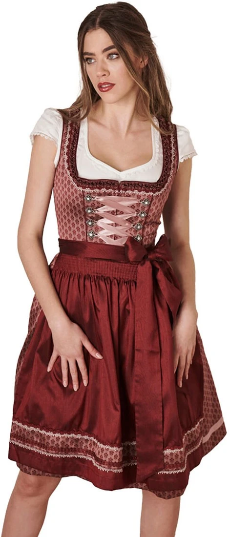 Overig Dirndl Alica Bordeaux (60cm) - Afbeelding 5