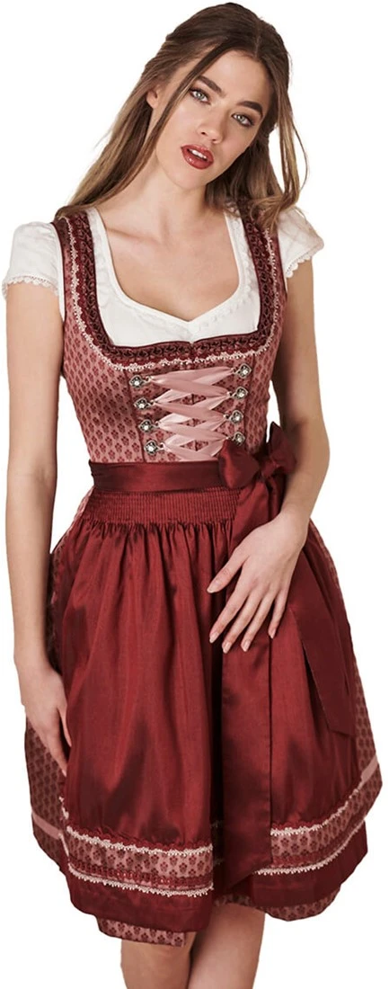 Overig Dirndl Alica Bordeaux (60cm) - Afbeelding 6