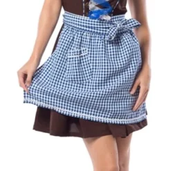 Overig Dirndl Anne-Ruth Blauw-Bruin Voor Dames