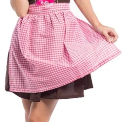 Overig Dirndl Anne-Ruth Pink-Bruin Voor Dames