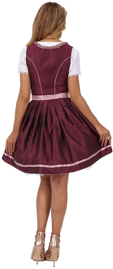 Overig Dirndl Aralie Bordeaux (50cm) - Afbeelding 2