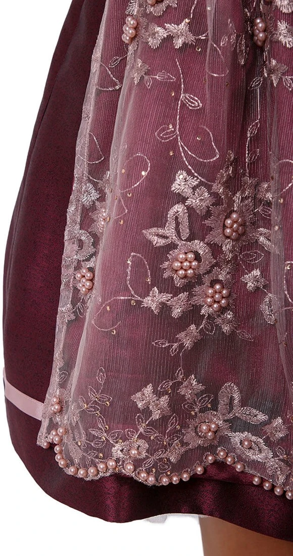 Overig Dirndl Aralie Bordeaux (50cm) - Afbeelding 4