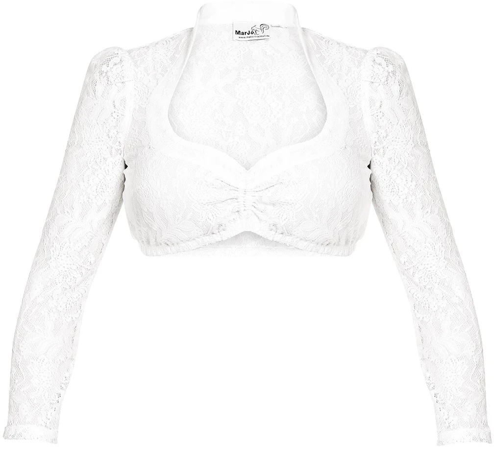 Overig Dirndl Blouse Celina Wit Luxe - Afbeelding 5