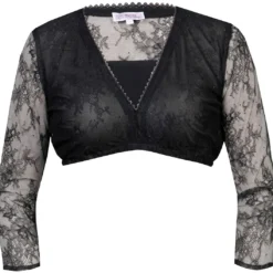 Overig Dirndl Blouse Kosima-Doro 3/4 Mouw Zwart