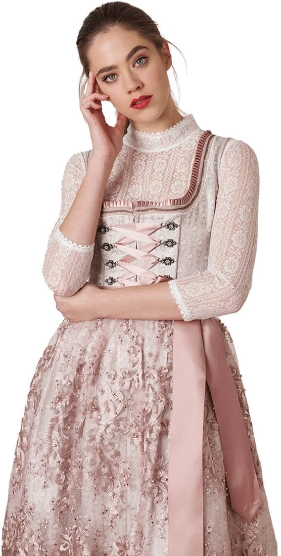 Overig Dirndl Delia Beige-Roze (60cm) - Afbeelding 5