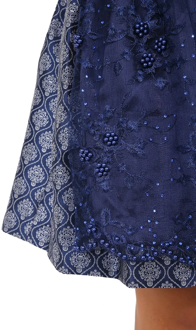 Overig Dirndl Freya Marine Blauw (50cm) - Afbeelding 5