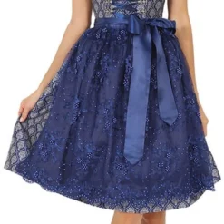 Overig Dirndl Freya Marine Blauw (60cm)