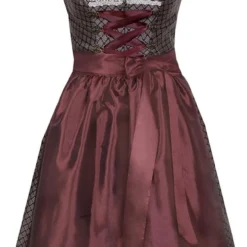 Overig Dirndl Käthe Burgundy-Goud Luxe (58cm)