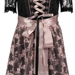 Overig Dirndl Lotti Zwart-Roze Luxe 3dlg.