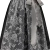 Overig Dirndl Schort Kant Zilvergrijs