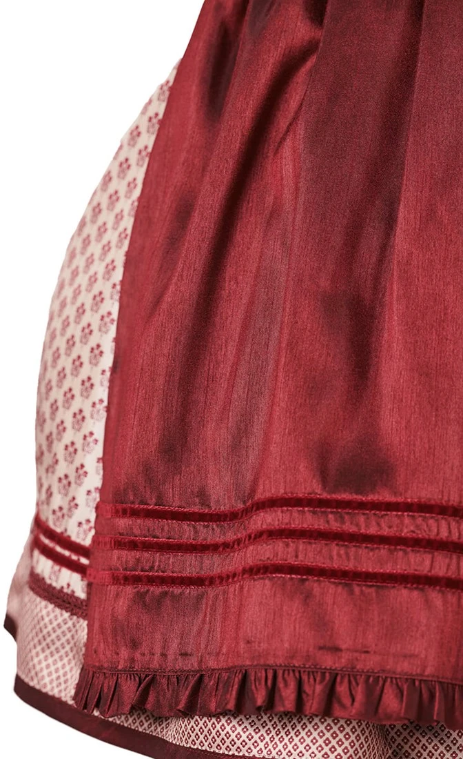 Overig Dirndl Tamila Bordeaux (50cm) - Afbeelding 4