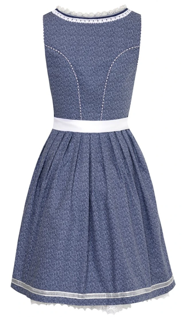 Overig Dirndl Tamilla Blauw Luxe (55cm) - Afbeelding 2