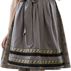 Overig Dirndl Taupe-Donkerblauw Luxe 65cm 3dlg.