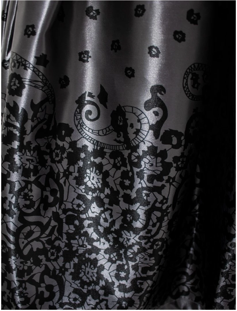 Overig Dirndl Zwart-Zilver 65cm Luxe 3dlg. - Afbeelding 2