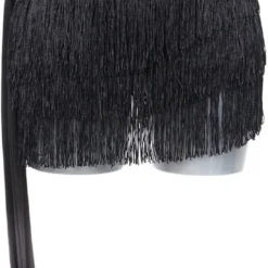 Overig Festival Heupdoek Franjes Zwart
