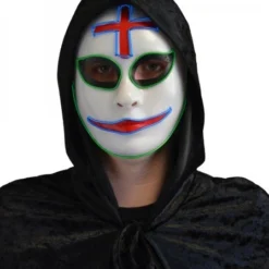 Overig Halloween Masker Clown Met LED-verlichting (The Purge)