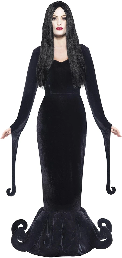 Overig Heksenjurk Morticia Luxe - The Addams Family