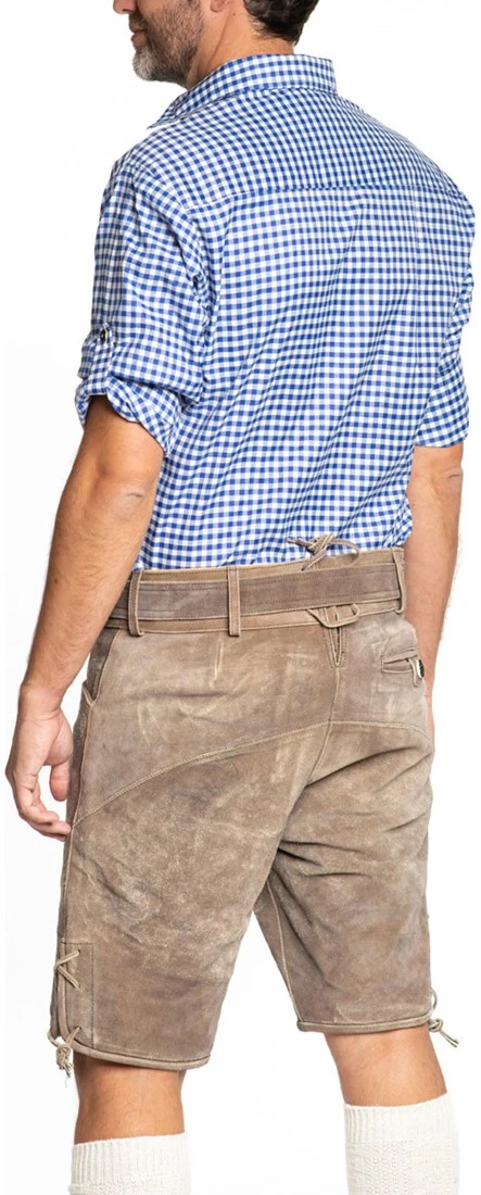 Overig Heren Lederhose Kort Gaudi Oranje (Runderleer) - Afbeelding 3