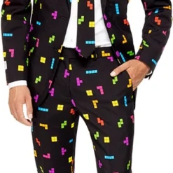 Herenkostuum OppoSuits Tetris™