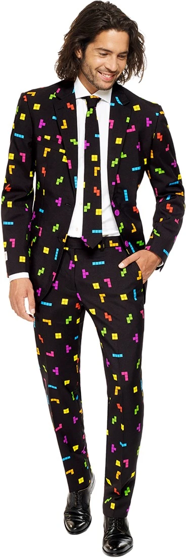 Herenkostuum OppoSuits Tetris™