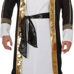 Overig Herenkostuum Sjeik Zwart-Wit