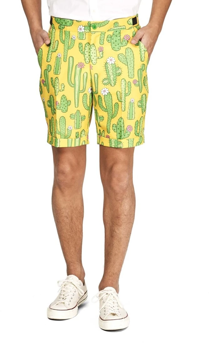 Herenkostuum Summer Suitmeister Yellow Cactus - Afbeelding 3