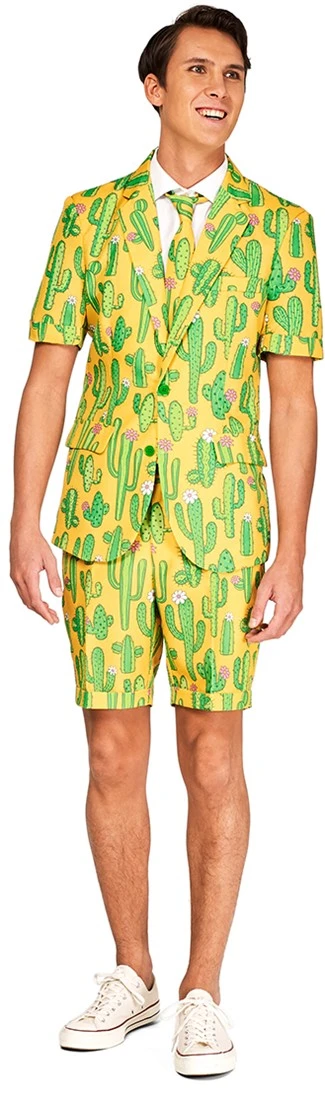 Herenkostuum Summer Suitmeister Yellow Cactus