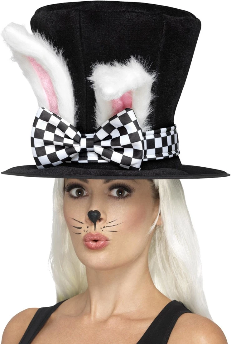 Overig Hoge Hoed Met Konijnenoren - Alice In Wonderland