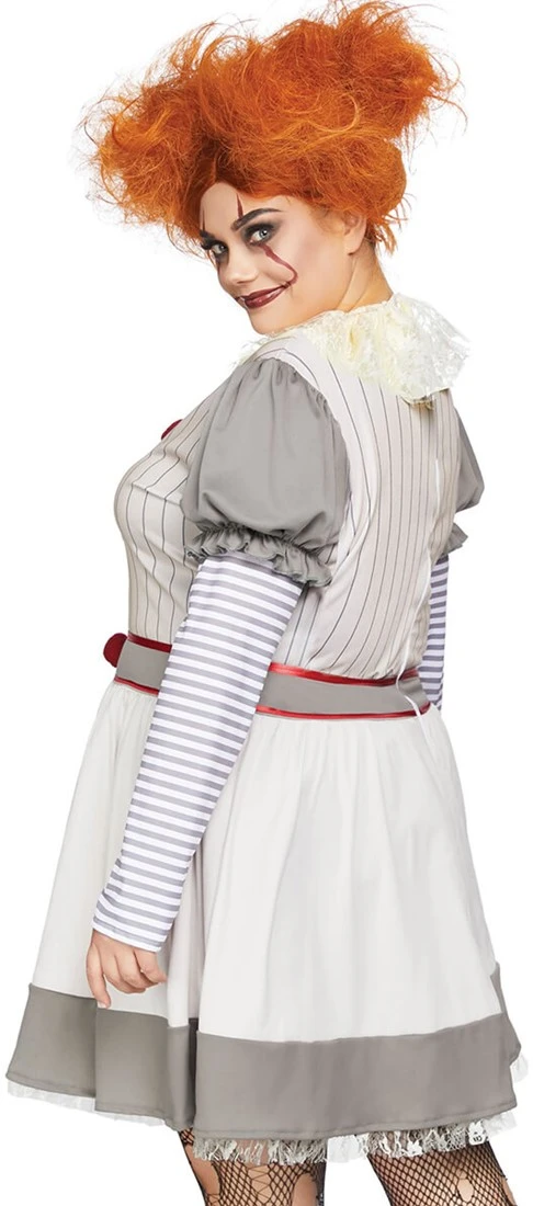 LEG AVENUE Kostuum Scary Clown Penny Voor Dames - Afbeelding 6