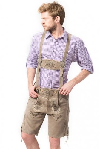 Overig Lederhose Grijs Vintage - Afbeelding 2