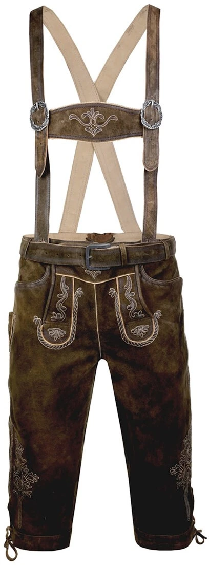 Overig Lederhose Kniebund Schorski Walnoot (geitenleer)