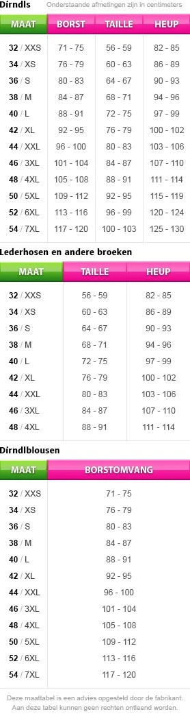 Overig Dirndl Schort Kant Zilvergrijs - Afbeelding 2