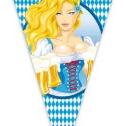 Overig Mega Vlag Oktoberfest Bierpullen (90x150cm)