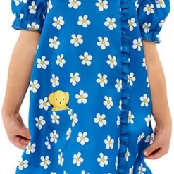 Overig Nijntje Jurk Blauw Met Bloemetjes