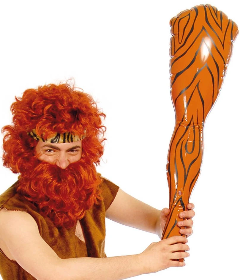 Overig Opblaasbare Knuppel / Knots Oermens (78cm) - Afbeelding 2