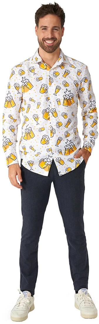 Overhemd Suitmeister Bier - Afbeelding 3