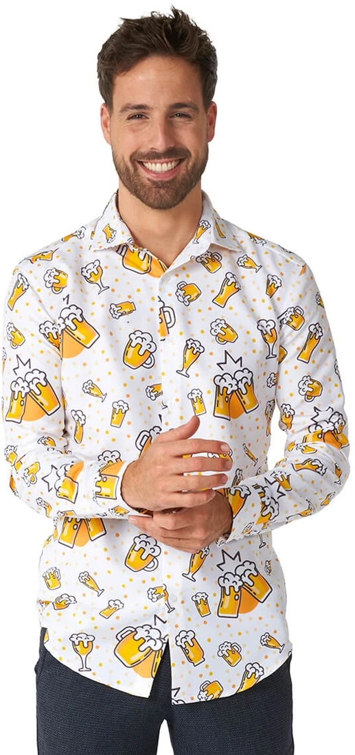 Overhemd Suitmeister Bier