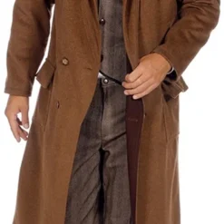 Overig Peaky Blinders Lange Overjas Bruin Luxe - Jaren 20