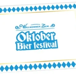 Overig Placemats Oktober Bier Festival Papier 6st - 40x30cm