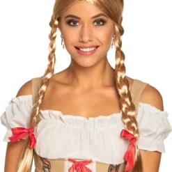 Overig Pruik Heidi Blond