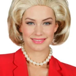 Overig Pruik Hillary Blond