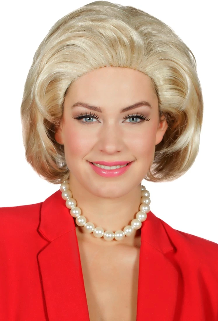 Overig Pruik Hillary Blond