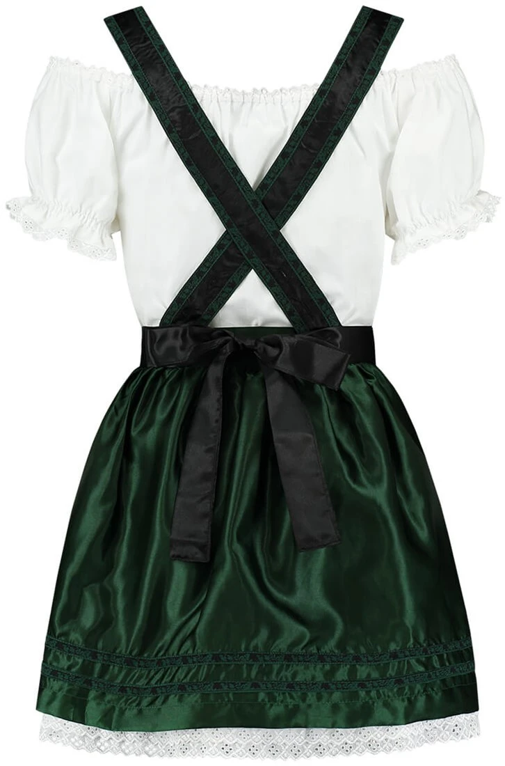Overig Sexy Dirndl Groen-Zwart 3dlg. - Afbeelding 4