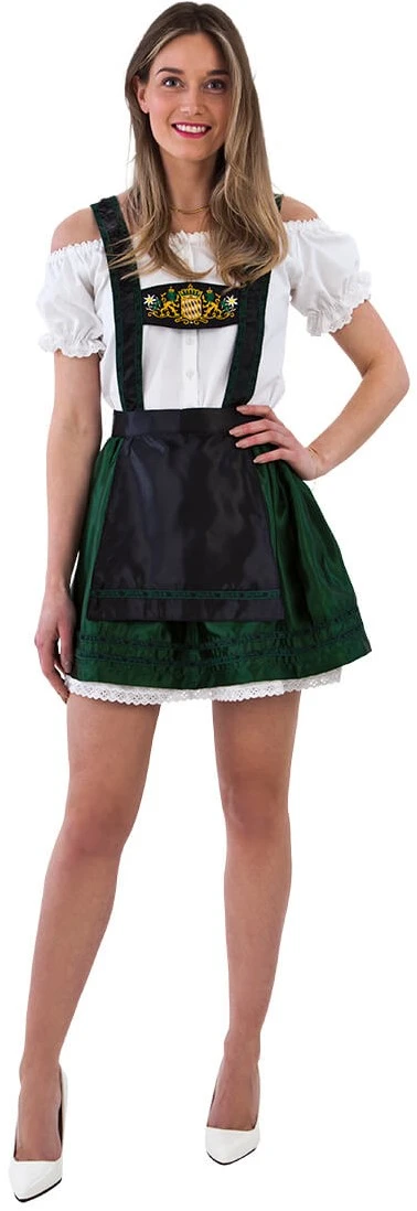 Overig Sexy Dirndl Groen-Zwart 3dlg.