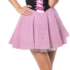 Overig Sexy Dirndl Pink-Bruin Voor Dames
